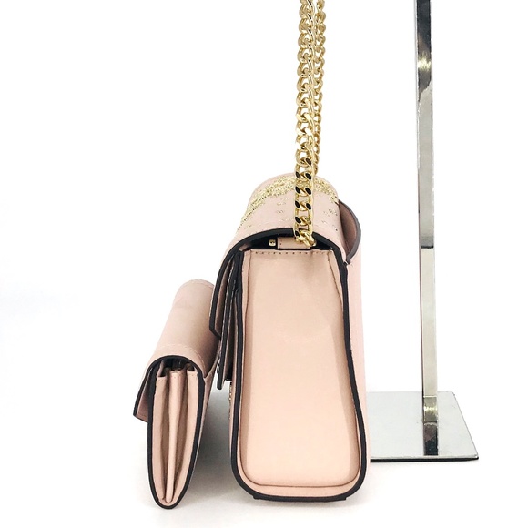 2PCS Michael Kors Kinsley Shoulder Flap Bag Wallet - Picture 3 of 8